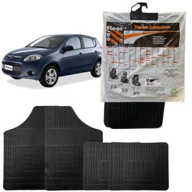 Imagem de Jogo 4 Peças Tapete Carro Borracha Car Floor Fiat Novo Palio