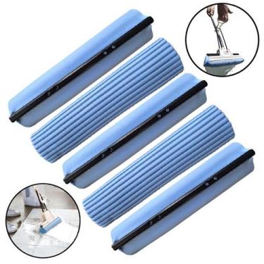 Imagem de Kit 5 Refil Para Rodo Mágico Original 27 cm Espuma Absorvente PVA Limp