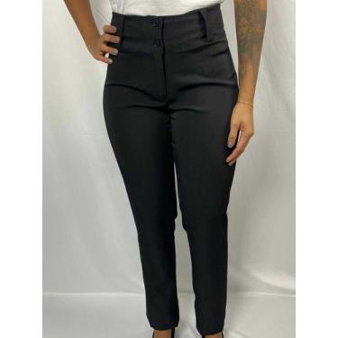 Imagem de Calça Social Feminina Skinny Cintura Media Uniforme Para Trabalho Admi