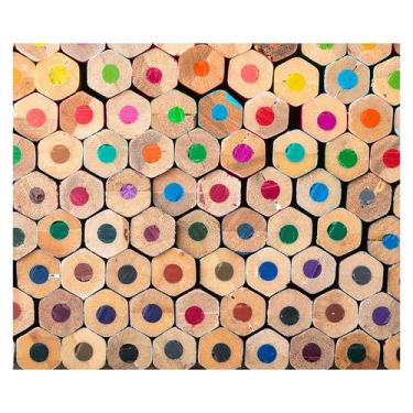 Imagem de Papel de Parede Adesivo Infantil Lápis Escola Bebe Quarto - 486pcm - A