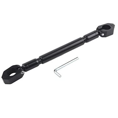 Imagem de Ejoyous Motocicleta Cross Bar, Barra de Balanço Barra de Motocicleta Feito de Liga de Alumínio Universal para Guidão de 22 Mm Com Suporte, para Acessórios como Lâmpada de Led de (Preto)