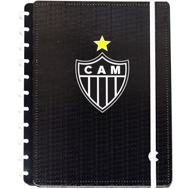 Imagem de Caderno Inteligente, Grande, Atletico Mineiro Preto, 215x280 mm, 80 Folhas