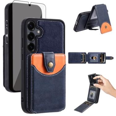Imagem de Asuwish Capa de celular para Samsung Galaxy S23 5G capa carteira celular compatível com Magsafe protetor de tela de vidro temperado Slim Stand compartimento para cartão de crédito S 23 23S GS23 G5