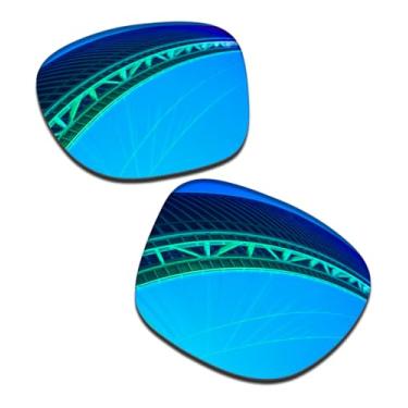 Imagem de LenzProse Lentes de reposição polarizadas de 1,5 mm para óculos de sol Oakley Latch SQ OO9353 52 mm, antiarranhões | Ajuste perfeito