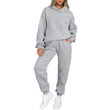 Imagem de Conjunto de roupas: moletom feminino Aleumdr, moletom com capuz, molet