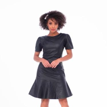 Imagem de Vestido de Couro Preto - Parra Couros, M