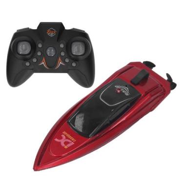 Imagem de Barco de controle remoto Luqeeg 2.4G recarregável à prova d'água