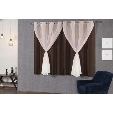 Imagem de cortina corta luz cortina blackout 2,80x1,60m cortina pvc plastico vói