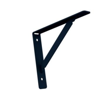 Imagem de Cantoneira Mão Francesa Preta New 30 Cm Presto Para Estante