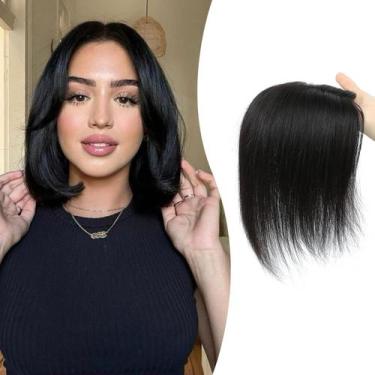 Imagem de Hair Toppers Fine Plus 25 cm para mulheres, cabelo humano real