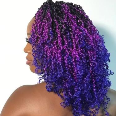 Imagem de Crochet Hair COOKOO Yanky Twists, 8 polegadas, 8 pacotes para mulheres