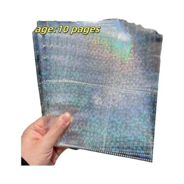 Imagem de Álbum De Fotos A5 Com Capas Para 1-4 Fotos, 10 Peças, Cartões Internos