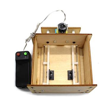 Imagem de Diy Conjunto de Construção de Madeira Diy Porta de Madeira Brinquedo Levantamento Auto Feito Casa Garagem Modelo Kit Porta Elétrica Brinquedo Tecnologia