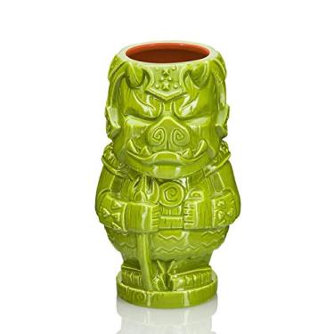 Imagem de Beeline Creative Geeki Tikis Star Wars Caneca de proteção gamorreana | Copo de cerâmica oficial Star Wars colecionável estilo Tiki | Comporta 60 ml