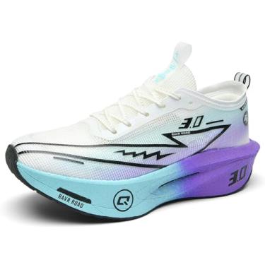 Imagem de Bolognifi Tênis de basquete antiderrapantes para corrida e esportes masculinos Equipamento de basquetebol(Purple1,38 BR)