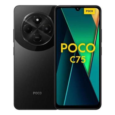 Imagem de Xiaomi Poco C75 Preto 256GB 8GB RAM Snapdragon 680 Versão Global Andro