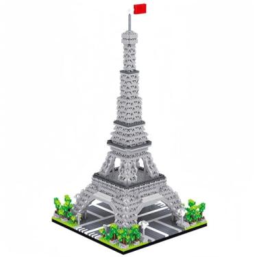 Imagem de Craft Iconic French Splendour with Paris Eiffel Tower Micro Mini Building Blocks Toys: Engaging Adult Crafts