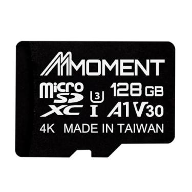 Imagem de MMOMENT Cartão Micro SDXC de 128 GB, MM13 Jolly, A1, UHS-I, U3, V30, Classe 10 compatível, velocidade de leitura de até 100 MB/s, velocidade de gravação de até 40 MB/s, adaptador SD incluído
