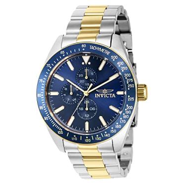 Imagem de Invicta Relógio masculino de quartzo Aviator 39076, Dois tons, ouro, Movimento de quartzo