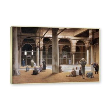 Imagem de Moldura de champanhe. Pinturas a óleo famosas, (sem título 16) de Jean Leon Gerome, reprodução impressa em tela, arte de cenário para decoração de sala de estar. 40 x 60 cm - 15,8 x 23,7 pol