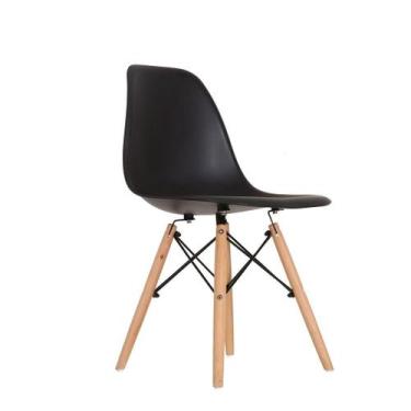 Imagem de Cadeira de Jantar Eames Dsw Madeira Cx 1 - La Mobilia, Preto
