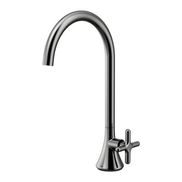 Imagem de Torneira Docol Liss 920948 De Bancada Grafite Polido