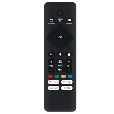 Imagem de URMT26CND001 RF439A-V06 RF439AV06 Controle remoto de substituição de pesquisa por voz adequado para Philips 4K LED Android Smart TV 65PFL5766/F7D 50PFL5766/F7D 55PFL5766/F7D 43PFL5766/F7D