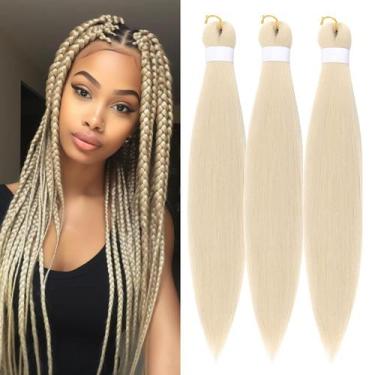 Imagem de Trançado de cabelo pré-esticado, Rolance Blonde 163 (24 polegadas, 240