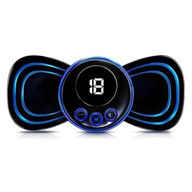 Imagem de Aparelho Massageador Elétrico Portátil Premium Profissional, Recarregável USB com Estimulação Muscular, Alívio de Dores e Tensão, Alivia Dor na Coluna, Pescoço, Joelhos, Costas, Pernas, Relaxamento Muscular Academia