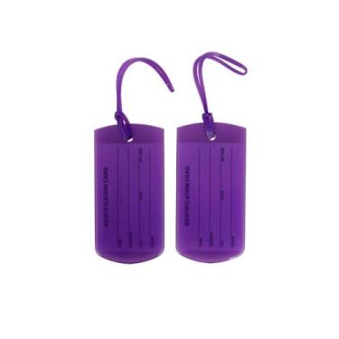 Imagem de Etiqueta ID Jelly  Lilas - Bagaggio, U