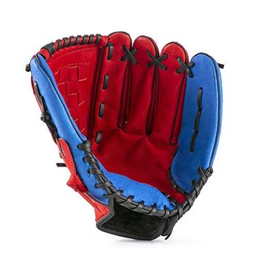 Imagem de Luva de beisebol luvas de rebatidas desportivas crianças adolescentes adultos recetor lançadores de campo luvas de beisebol captura a bola sem problemas para crianças adolescentes adultos (cor: