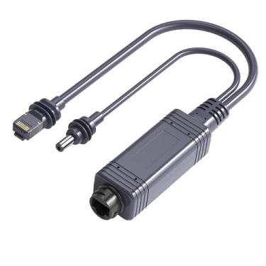 Imagem de Asixxsix Divisor Gigabit POE, divisor Power Over Ethernet DC37-52V 100W com transferência de longa distância de 100 m, para câmeras de segurança e telefones VoIP