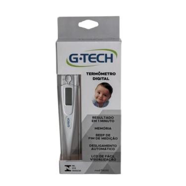Imagem de Termômetro Clínico Digital G-Tech - Cores Variadas, Branco
