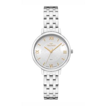 Imagem de Relógio Technos Feminino Ref: 2035ncz/1k Elegance Prateado