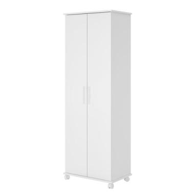 Imagem de Armário Multiuso 2 Portas 9 Prateleiras Em Mdp - Branco - BRV Moveis