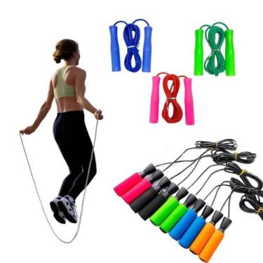 Imagem de Corda De Pular Com Rolamento Treinos Funcional - TJ Drop Rio