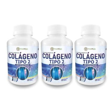 Imagem de 3X Colágeno Tipo 2 40Mg 360 Cápsulas Tree Of Life