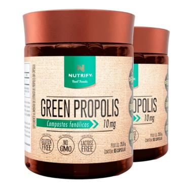 Imagem de Kit 2 Green Propolis Nutrify 60 Cápsulas