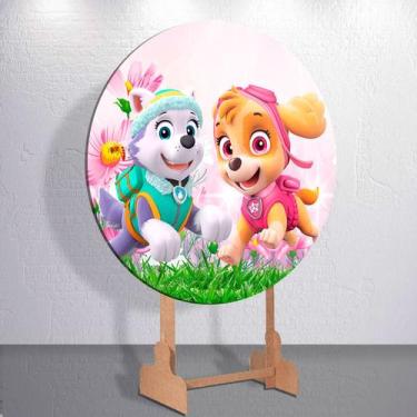 Imagem de Capa p/ Painel Festa Decoração Infantil Patrulha Dog Salvadoral Redond