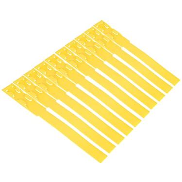 Imagem de aqxreight 10 Unidades de Coleiras de Identificação de Identificação Bandas de Marcação de Gado de Vaca Suprimentos para Gado AgrícolaAmarelo e Será Altamente e Forte Muitas vezes. Fardo Ser vezes.