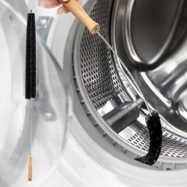 Imagem de Escova de limpeza de tambor para máquina de lavar eficiente remoção de fiapos e detritos para secadora e manutenção de máquina de lavar
