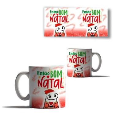 Imagem de Caneca Porcelana Natal Flork Papai Noel Mensagem Amor Humor - Enjoy Sh
