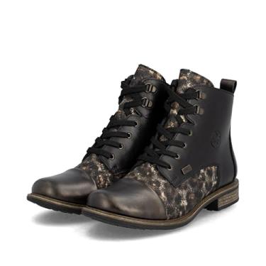 Imagem de Rieker Botas femininas Ornella 74842, Antik/Schwarz/Schwarz, 39