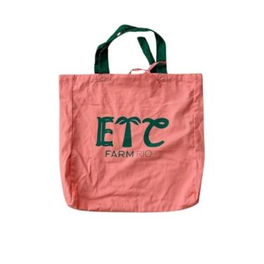 Imagem de FARM - SACOLA TOTEBAG FARM ETC PRAIANA ETC ROSA PIRULITO