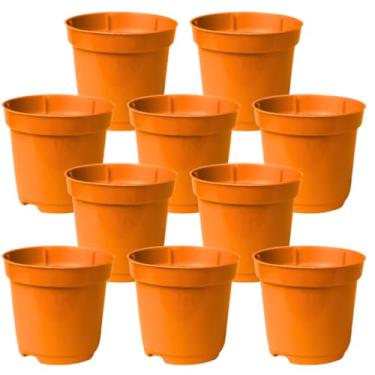 Imagem de Vaso de Planta, Kit Até 50 Mini Vasos Pote 6 Colorido para Plantas E Suculentas 80ml(Laranja,20 Unidades)