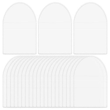 Imagem de Porta-moedas KMOSPAD, bolso único, 50 unidades de PVC transparente
