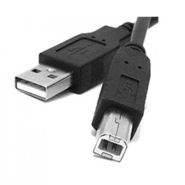 Imagem de Cabo Para Impressora Usb A Macho Para B Macho 2.0 1,5 Metros Preto - K