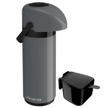 Imagem de Kit Garrafa Térmica 1 Litro Verona + Açucareiro 350 ML Garrafa Alça Am