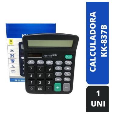 Imagem de Calculadora Eletrônica 12 Dígitos Grande XH-837B-12  - Xhaday