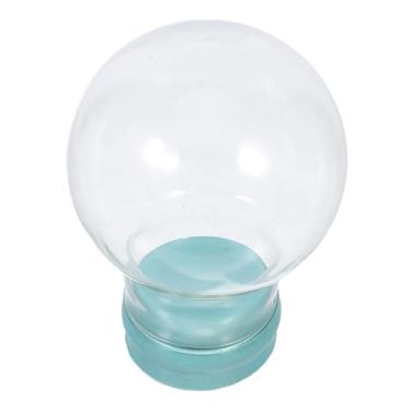 Imagem de IMIKEYA Suporte de globo de neve faça você mesmo, cúpula de vidro transparente para artesanato criativo, decoração reutilizável para Natal, casamentos e exibição de escritório em casa
